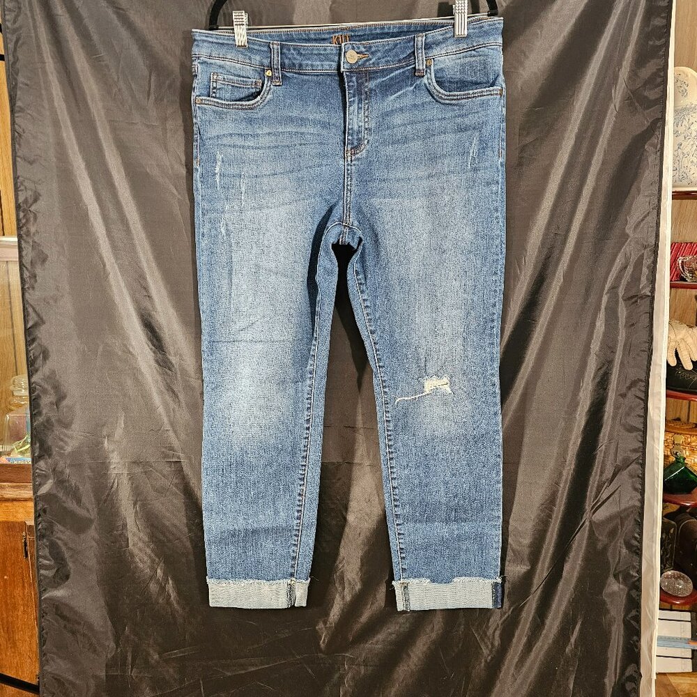 Kut From the Kloth lightly distressed jeans. Size 14